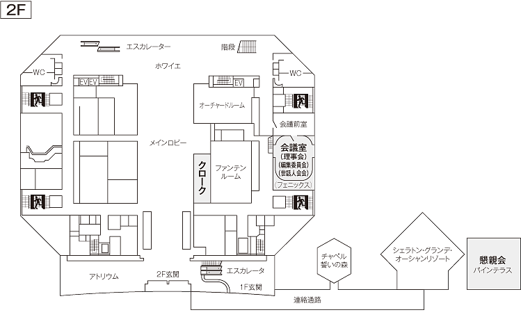 2F会場見取り図